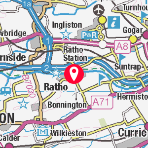 A map showing the location of this point of interest