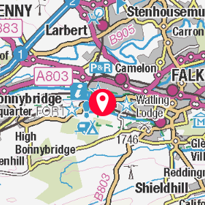 A map showing the location of this point of interest