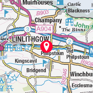 A map showing the location of this point of interest
