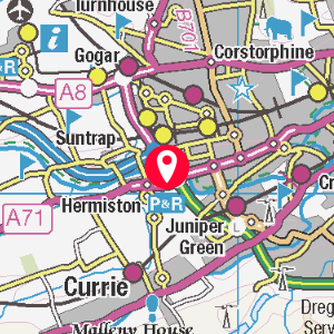 A map showing the location of this point of interest