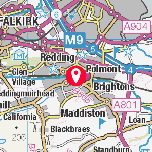 A map showing the location of this point of interest
