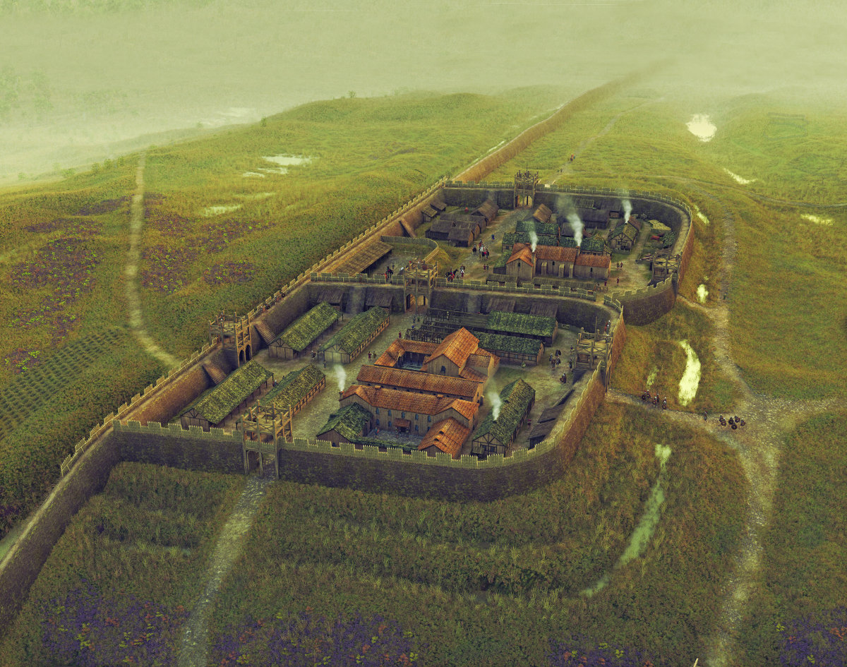 Rough Castle Fort (c) Historic Environment Scotland