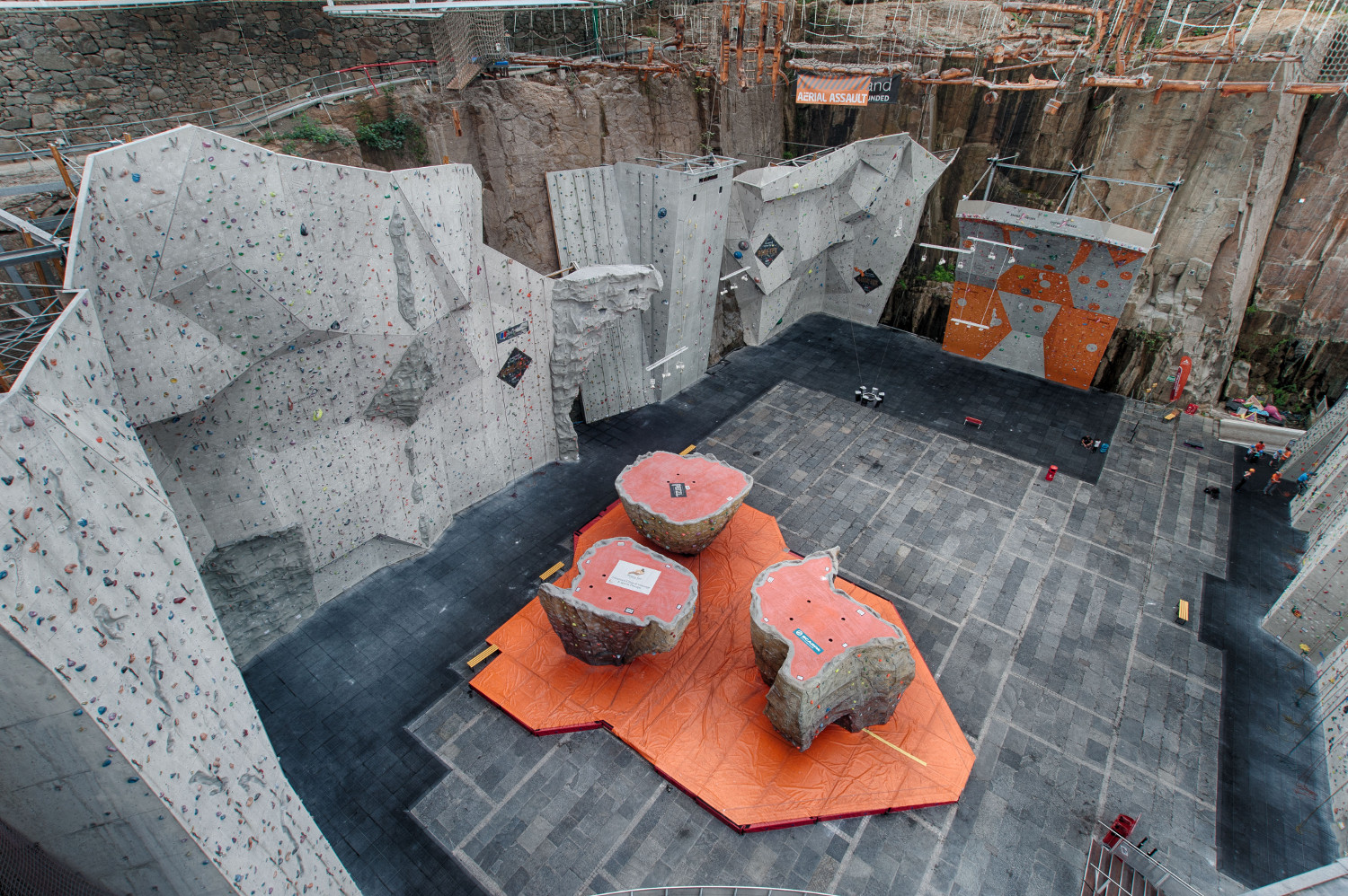Climbing arena in Ratho Quarry (c) Edinburgh International Climbing Arena