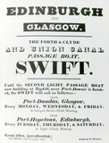 Swift boat notice (c) East Dunbartonshire Local Studies