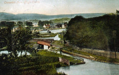 Port Downie from high locks (c) Falkirk Archives & Museums